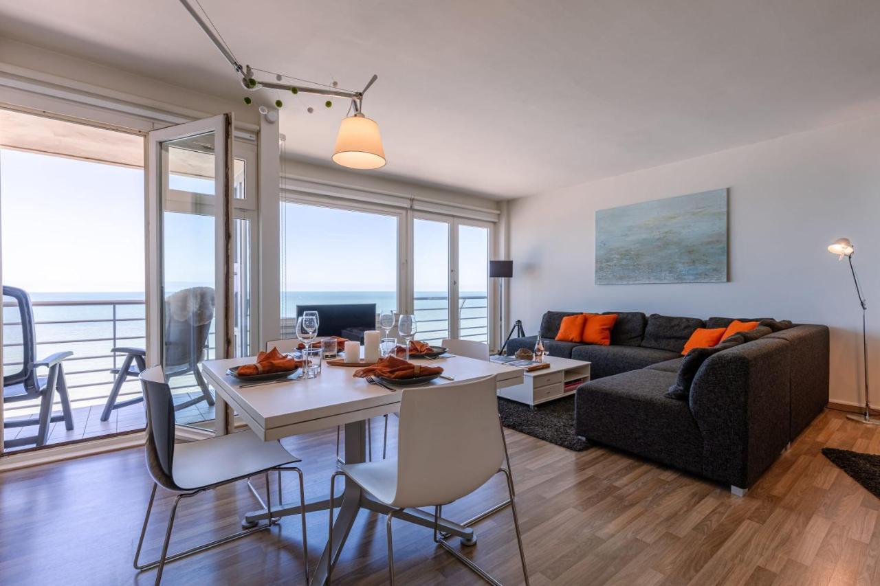 Excellent Southern Furnished Apartment With Beautiful Sea View Nieuwpoort Kültér fotó